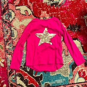 Long Sleeve Pink Star Shirt